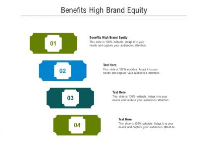 Benefits high brand equity ppt powerpoint presentation graphics cpb