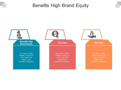 Benefits high brand equity ppt powerpoint presentation ideas pictures cpb