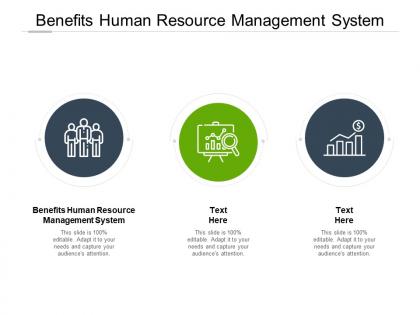 Benefits human resource management system ppt powerpoint slides cpb