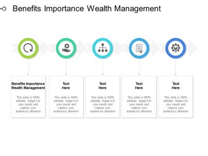 Benefits importance wealth management ppt powerpoint presentation ideas diagrams cpb