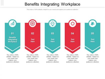 Benefits integrating workplace ppt powerpoint presentation slides introduction cpb