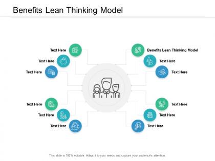 Benefits lean thinking model ppt powerpoint presentation file deck cpb
