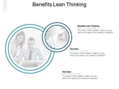 Benefits lean thinking ppt powerpoint presentation outline show cpb