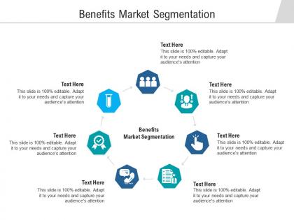 Benefits market segmentation ppt powerpoint presentation styles brochure cpb