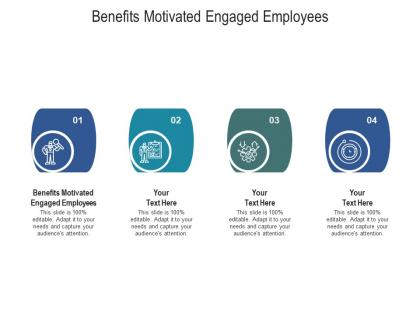 Benefits motivated engaged employees ppt powerpoint presentation infographic template graphic images cpb
