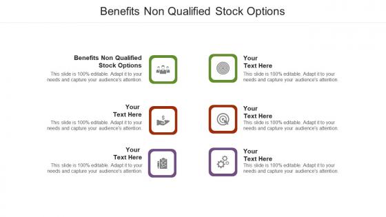Benefits non qualified stock options ppt powerpoint presentation visual aids infographic template cpb
