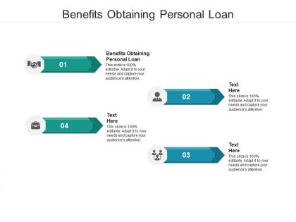 Benefits obtaining personal loan ppt powerpoint presentation outline grid cpb