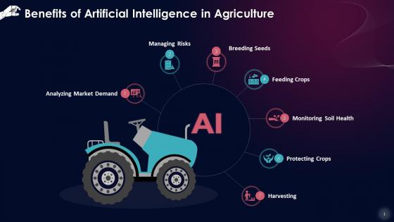 Benefits Of Artificial Intelligence In Agriculture Training Ppt