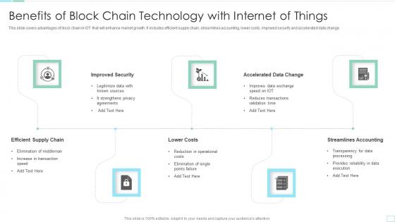 Benefits Of Block Chain Technology With Internet Of Things