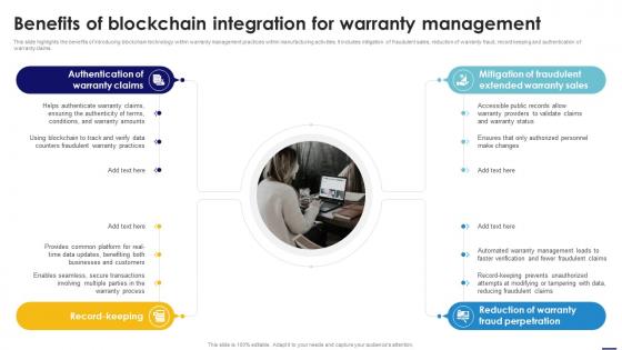 Benefits Of Blockchain Integration Blockchain In Manufacturing A Complete Guide BCT SS