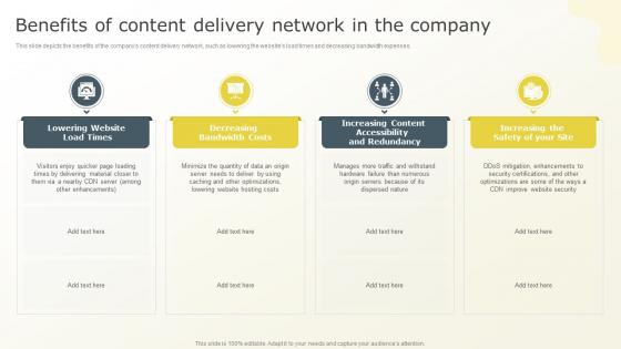 Benefits Of Content Delivery Network In The Company Content Distribution Network