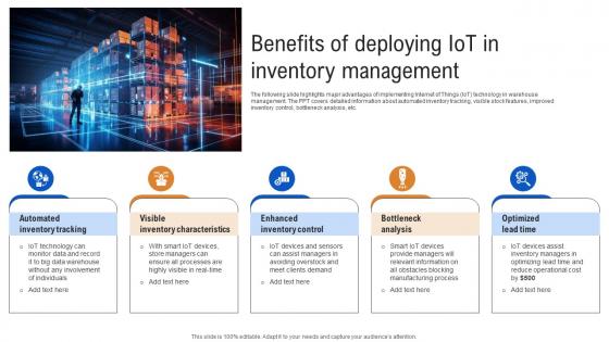 Benefits Of Deploying IoT In Inventory Management How IoT In Inventory Management Streamlining IoT SS