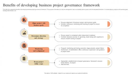 Benefits Of Developing Business Project Governance Framework