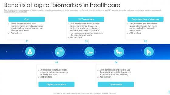 Benefits Of Digital Biomarkers In Healthcare Ppt Powerpoint Presentation File Good