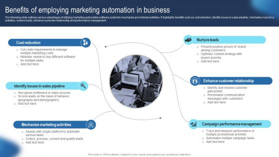 Benefits Of Employing Marketing Automation Guide To Develop Advertising Strategy Mkt SS V