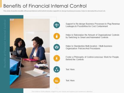 Benefits of financial internal control financial internal controls and audit solutions
