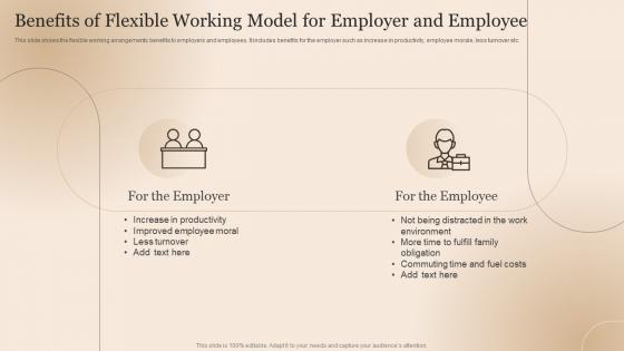 Benefits Of Flexible Working Model For Employer And Employee