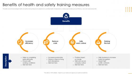 Benefits Of Health And Safety Training Measures