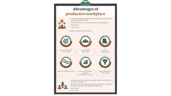Benefits Of Human Resource Workplace Productivity