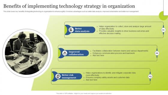 Benefits Of Implementing Technology Strategy In Organization Guide For Integrating Technology Strategy SS V