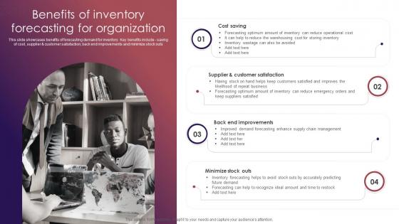 Benefits Of Inventory Forecasting For Organization Retail Inventory Management Techniques