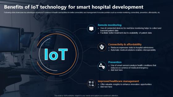 Benefits Of IoT Technology For Smart Hospital IoT In Telecommunications Data IoT SS
