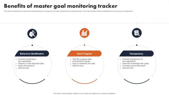 Benefits Of Master Goal Monitoring Tracker