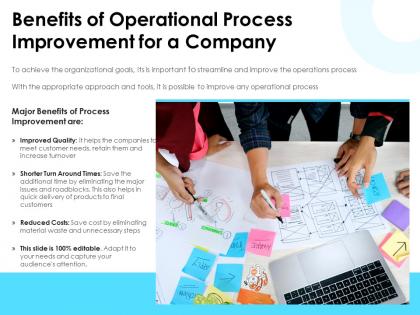 Benefits of operational process improvement for a company