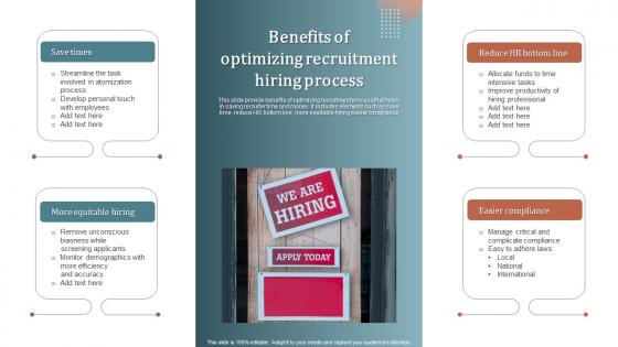Benefits Of Optimizing Recruitment Hiring Process