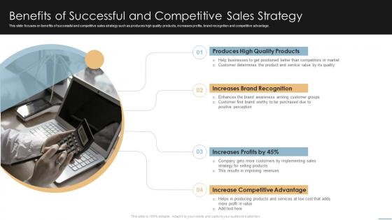 Benefits Of Successful And Competitive Sales Strategy Creating Competitive Sales Strategy