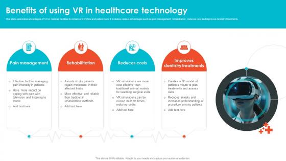 Benefits Of Using VR In Healthcare Technology Embracing Digital Transformation In Medical TC SS