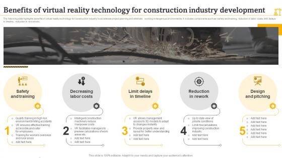 Benefits Of Virtual Reality Technology For Construction Industry Development