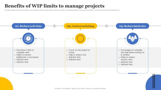 Benefits Of WIP Limits To Manage Projects