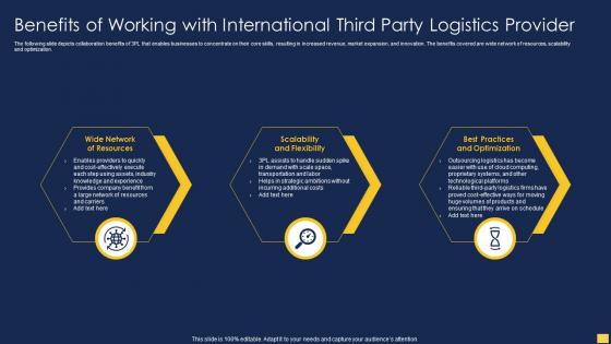Benefits Of Working With International Third Party Logistics Provider