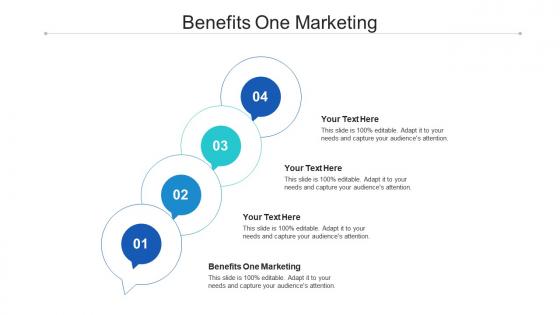 Benefits one marketing ppt powerpoint presentation pictures visuals cpb