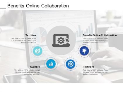 Benefits online collaboration ppt powerpoint presentation icon model cpb