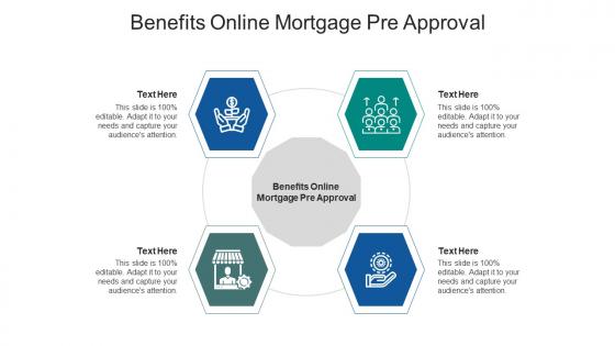 Benefits online mortgage pre approval ppt powerpoint presentation slides ideas cpb