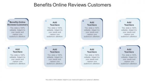 Benefits Online Reviews Customers In Powerpoint And Google Slides Cpb