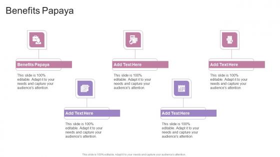 Benefits Papaya In Powerpoint And Google Slides Cpb