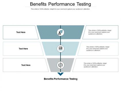 Benefits performance testing ppt powerpoint presentation slides icon cpb