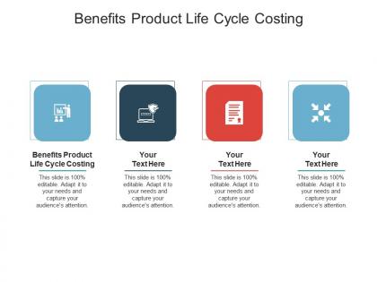 Benefits product life cycle costing ppt powerpoint presentation gallery outline cpb