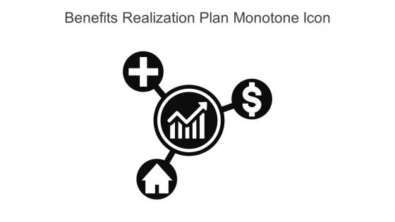 Benefits Realization Plan Monotone Icon In Powerpoint Pptx Png And Editable Eps Format