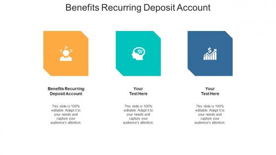 Benefits recurring deposit account ppt powerpoint presentation outline display cpb