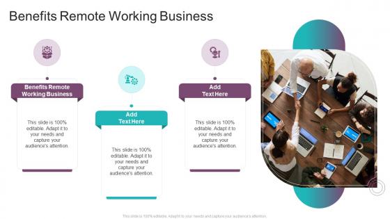 Benefits Remote Working Business In Powerpoint And Google Slides Cpb