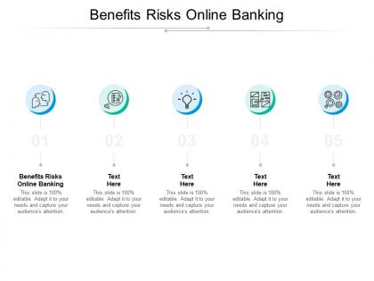 Benefits risks online banking ppt powerpoint presentation outline shapes cpb