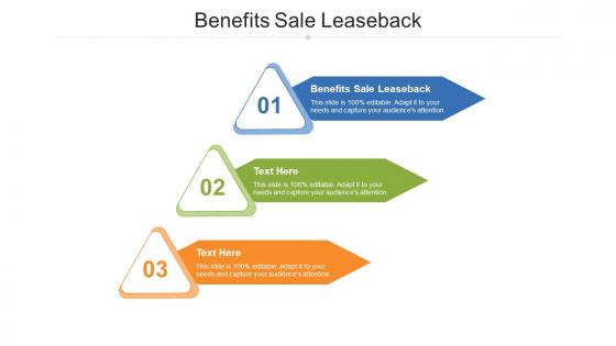 Benefits sale leaseback ppt powerpoint presentation layouts templates cpb