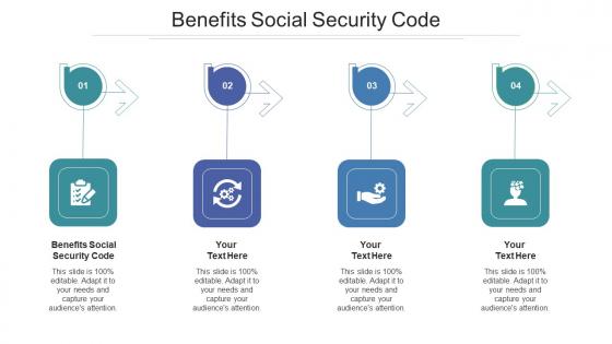 Benefits Social Security Code Ppt Powerpoint Presentation File Guide Cpb