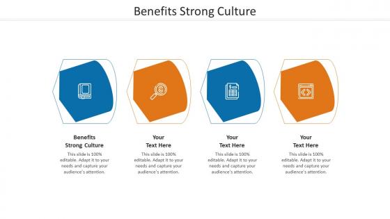 Benefits strong culture ppt powerpoint presentation gallery slide download cpb