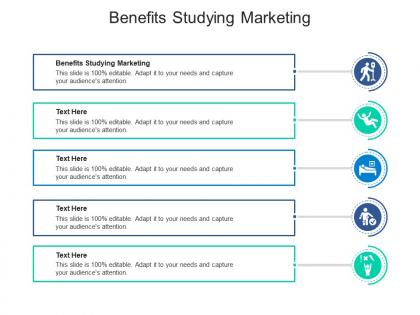 Benefits studying marketing ppt powerpoint presentation pictures elements cpb