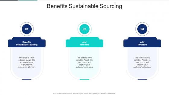 Benefits Sustainable Sourcing In Powerpoint And Google Slides Cpb